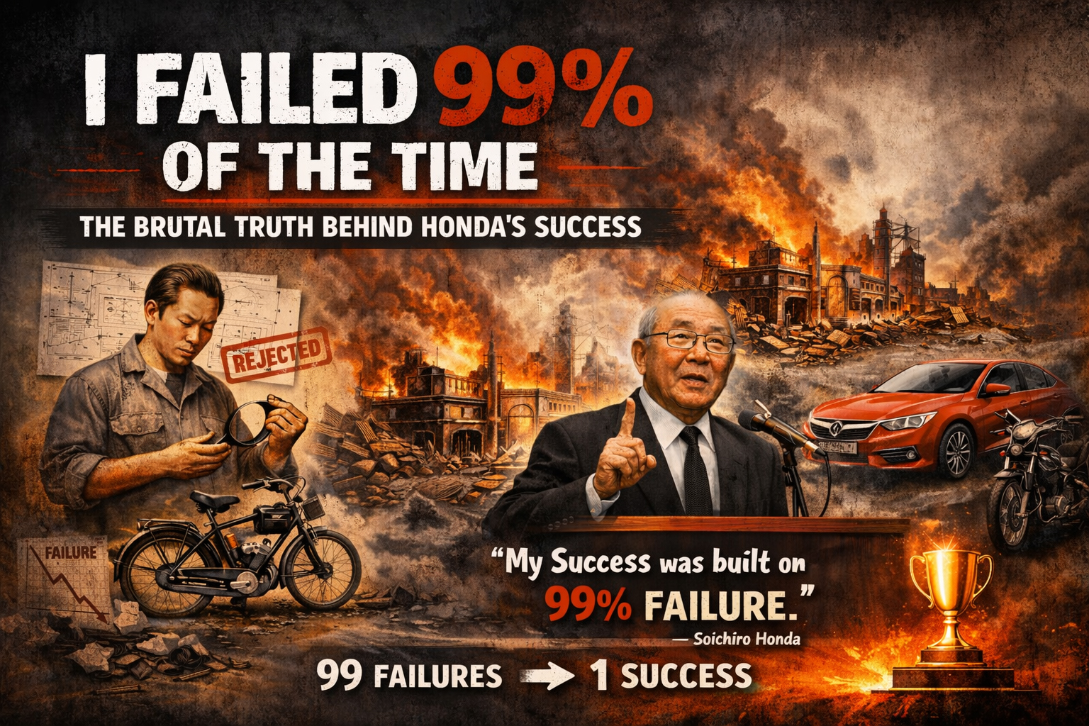 Soichiro Honda - Founder of Honda Motor Company